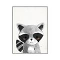 Picture of Curious Raccoon  _GroupedProduct_Rectangle_Portrait_Mini_ _GroupedProduct_Rectangle_Portrait_Canvas_Framed_
