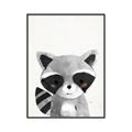 Picture of Curious Raccoon  _GroupedProduct_Rectangle_Portrait_Mini_ _GroupedProduct_Rectangle_Portrait_Canvas_Framed_