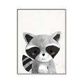 Picture of Curious Raccoon  _GroupedProduct_Rectangle_Portrait_Mini_ _GroupedProduct_Rectangle_Portrait_Canvas_Framed_