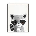Picture of Curious Raccoon  _GroupedProduct_Rectangle_Portrait_Mini_ _GroupedProduct_Rectangle_Portrait_Canvas_Framed_