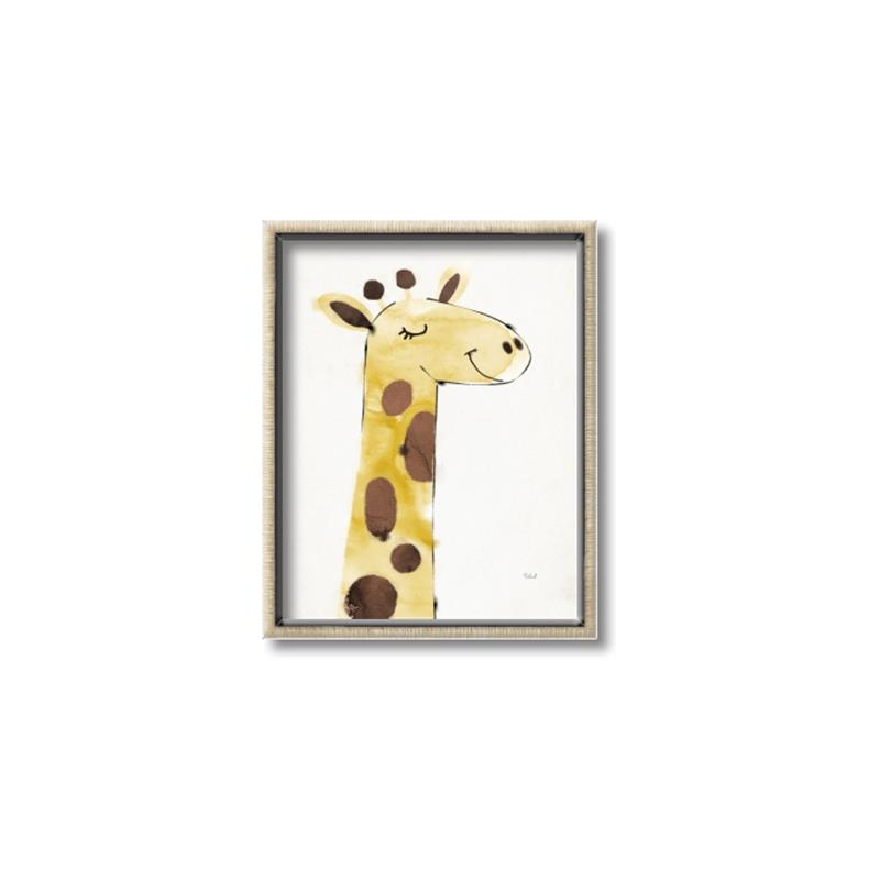 Picture of Smiling Giraffe _GroupedProduct_Rectangle_Portrait_Mini_ _GroupedProduct_Rectangle_Portrait_Canvas_Framed_