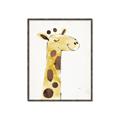 Picture of Smiling Giraffe _GroupedProduct_Rectangle_Portrait_Mini_ _GroupedProduct_Rectangle_Portrait_Canvas_Framed_