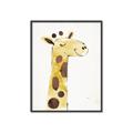 Picture of Smiling Giraffe _GroupedProduct_Rectangle_Portrait_Mini_ _GroupedProduct_Rectangle_Portrait_Canvas_Framed_