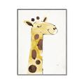 Picture of Smiling Giraffe _GroupedProduct_Rectangle_Portrait_Mini_ _GroupedProduct_Rectangle_Portrait_Canvas_Framed_