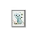 Picture of Sleepy Dino _GroupedProduct_Rectangle_Portrait_Mini_ _GroupedProduct_Rectangle_Portrait_Canvas_Framed_