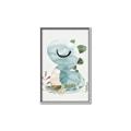 Picture of Sleepy Dino _GroupedProduct_Rectangle_Portrait_Mini_ _GroupedProduct_Rectangle_Portrait_Canvas_Framed_
