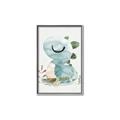Picture of Sleepy Dino _GroupedProduct_Rectangle_Portrait_Mini_ _GroupedProduct_Rectangle_Portrait_Canvas_Framed_