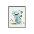 Picture of Sleepy Dino _GroupedProduct_Rectangle_Portrait_Mini_ _GroupedProduct_Rectangle_Portrait_Canvas_Framed_