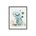 Picture of Sleepy Dino _GroupedProduct_Rectangle_Portrait_Mini_ _GroupedProduct_Rectangle_Portrait_Canvas_Framed_