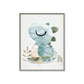 Picture of Sleepy Dino _GroupedProduct_Rectangle_Portrait_Mini_ _GroupedProduct_Rectangle_Portrait_Canvas_Framed_