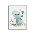 Picture of Sleepy Dino _GroupedProduct_Rectangle_Portrait_Mini_ _GroupedProduct_Rectangle_Portrait_Canvas_Framed_