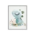 Picture of Sleepy Dino _GroupedProduct_Rectangle_Portrait_Mini_ _GroupedProduct_Rectangle_Portrait_Canvas_Framed_
