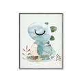 Picture of Sleepy Dino _GroupedProduct_Rectangle_Portrait_Mini_ _GroupedProduct_Rectangle_Portrait_Canvas_Framed_