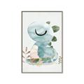 Picture of Sleepy Dino _GroupedProduct_Rectangle_Portrait_Mini_ _GroupedProduct_Rectangle_Portrait_Canvas_Framed_