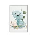 Picture of Sleepy Dino _GroupedProduct_Rectangle_Portrait_Mini_ _GroupedProduct_Rectangle_Portrait_Canvas_Framed_