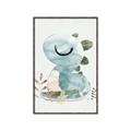Picture of Sleepy Dino _GroupedProduct_Rectangle_Portrait_Mini_ _GroupedProduct_Rectangle_Portrait_Canvas_Framed_