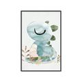 Picture of Sleepy Dino _GroupedProduct_Rectangle_Portrait_Mini_ _GroupedProduct_Rectangle_Portrait_Canvas_Framed_