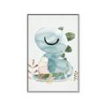 Picture of Sleepy Dino _GroupedProduct_Rectangle_Portrait_Mini_ _GroupedProduct_Rectangle_Portrait_Canvas_Framed_