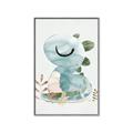 Picture of Sleepy Dino _GroupedProduct_Rectangle_Portrait_Mini_ _GroupedProduct_Rectangle_Portrait_Canvas_Framed_