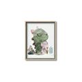 Picture of Smiley Dino _GroupedProduct_Rectangle_Portrait_Mini_ _GroupedProduct_Rectangle_Portrait_Canvas_Framed_