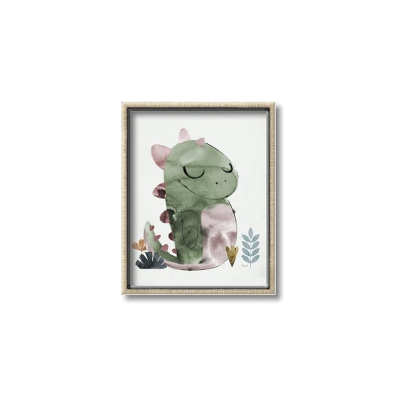 Picture of Smiley Dino _GroupedProduct_Rectangle_Portrait_Mini_ _GroupedProduct_Rectangle_Portrait_Canvas_Framed_