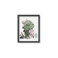 Picture of Smiley Dino _GroupedProduct_Rectangle_Portrait_Mini_ _GroupedProduct_Rectangle_Portrait_Canvas_Framed_