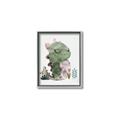 Picture of Smiley Dino _GroupedProduct_Rectangle_Portrait_Mini_ _GroupedProduct_Rectangle_Portrait_Canvas_Framed_