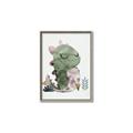 Picture of Smiley Dino _GroupedProduct_Rectangle_Portrait_Mini_ _GroupedProduct_Rectangle_Portrait_Canvas_Framed_