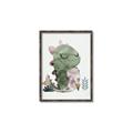 Picture of Smiley Dino _GroupedProduct_Rectangle_Portrait_Mini_ _GroupedProduct_Rectangle_Portrait_Canvas_Framed_