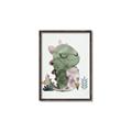 Picture of Smiley Dino _GroupedProduct_Rectangle_Portrait_Mini_ _GroupedProduct_Rectangle_Portrait_Canvas_Framed_