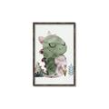 Picture of Smiley Dino _GroupedProduct_Rectangle_Portrait_Mini_ _GroupedProduct_Rectangle_Portrait_Canvas_Framed_