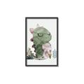 Picture of Smiley Dino _GroupedProduct_Rectangle_Portrait_Mini_ _GroupedProduct_Rectangle_Portrait_Canvas_Framed_