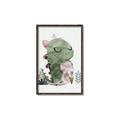 Picture of Smiley Dino _GroupedProduct_Rectangle_Portrait_Mini_ _GroupedProduct_Rectangle_Portrait_Canvas_Framed_