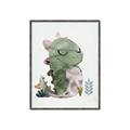 Picture of Smiley Dino _GroupedProduct_Rectangle_Portrait_Mini_ _GroupedProduct_Rectangle_Portrait_Canvas_Framed_