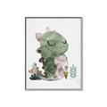 Picture of Smiley Dino _GroupedProduct_Rectangle_Portrait_Mini_ _GroupedProduct_Rectangle_Portrait_Canvas_Framed_