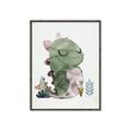 Picture of Smiley Dino _GroupedProduct_Rectangle_Portrait_Mini_ _GroupedProduct_Rectangle_Portrait_Canvas_Framed_