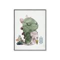 Picture of Smiley Dino _GroupedProduct_Rectangle_Portrait_Mini_ _GroupedProduct_Rectangle_Portrait_Canvas_Framed_