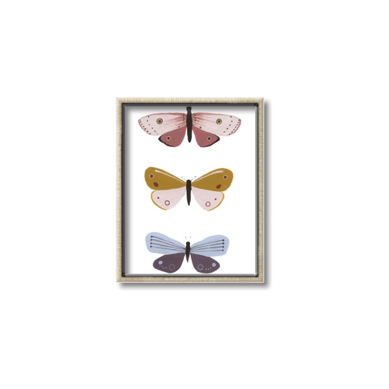 Picture of Pastel Butterflies I _GroupedProduct_Rectangle_Portrait_Mini_ _GroupedProduct_Rectangle_Portrait_Canvas_Framed_