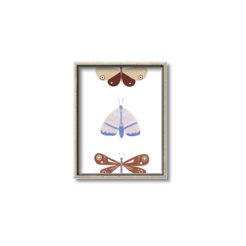 Picture of Pastel Butterflies II _GroupedProduct_Rectangle_Portrait_Mini_ _GroupedProduct_Rectangle_Portrait_Canvas_Framed_
