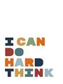 Picture of Hard think Kids _GroupedProduct_Rectangle_Portrait_Mini_ _GroupedProduct_Rectangle_Portrait_Unframed_Print_Only_