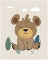 Picture of Friendly bear cub  _GroupedProduct_Rectangle_Portrait_Mini_ _GroupedProduct_Rectangle_Portrait_Unframed_Print_Only_