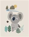 Picture of Curious koala _GroupedProduct_Rectangle_Portrait_Mini_ _GroupedProduct_Rectangle_Portrait_Unframed_Print_Only_