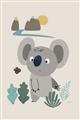 Picture of Curious koala _GroupedProduct_Rectangle_Portrait_Mini_ _GroupedProduct_Rectangle_Portrait_Unframed_Print_Only_