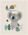 Picture of Curious koala _GroupedProduct_Rectangle_Portrait_Mini_ _GroupedProduct_Rectangle_Portrait_Unframed_Print_Only_