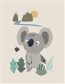 Picture of Curious koala _GroupedProduct_Rectangle_Portrait_Mini_ _GroupedProduct_Rectangle_Portrait_Unframed_Print_Only_