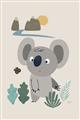Picture of Curious koala _GroupedProduct_Rectangle_Portrait_Mini_ _GroupedProduct_Rectangle_Portrait_Unframed_Print_Only_