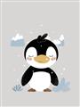 Picture of Friendly Penguin  _GroupedProduct_Rectangle_Portrait_Mini_ _GroupedProduct_Rectangle_Portrait_Unframed_Print_Only_
