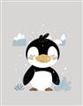 Picture of Friendly Penguin  _GroupedProduct_Rectangle_Portrait_Mini_ _GroupedProduct_Rectangle_Portrait_Unframed_Print_Only_