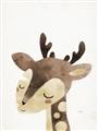 Picture of Blushing deer _GroupedProduct_Rectangle_Portrait_Mini_ _GroupedProduct_Rectangle_Portrait_Unframed_Print_Only_