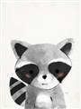 Picture of Curious Raccoon  _GroupedProduct_Rectangle_Portrait_Mini_ _GroupedProduct_Rectangle_Portrait_Unframed_Print_Only_